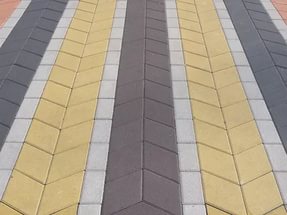 Форма тротуарной плитки Ромб узорчатый фото 2