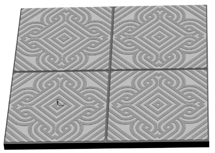 Форма Квадрат Магия Востока 30х30х3 см фото 3